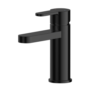 Arvan | Round Designer Taps | Chrome & Black | Nuie Bathrooms